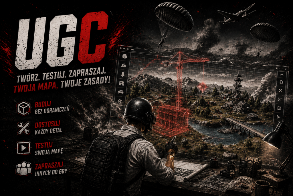 PUBG UGC — własne mapy i tryby społeczności