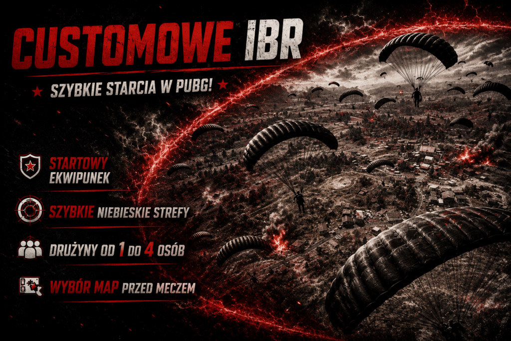 Customy IBR — szybkie starcia w PUBG